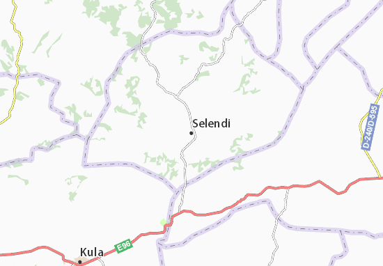 Selendi Map
