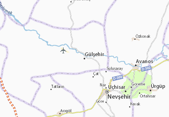 Kaart Plattegrond Gülşehir