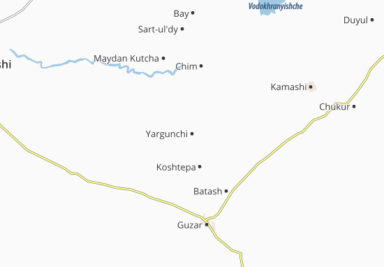 Mapa Yargunchi