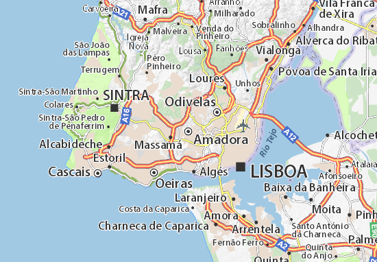Amadora Map