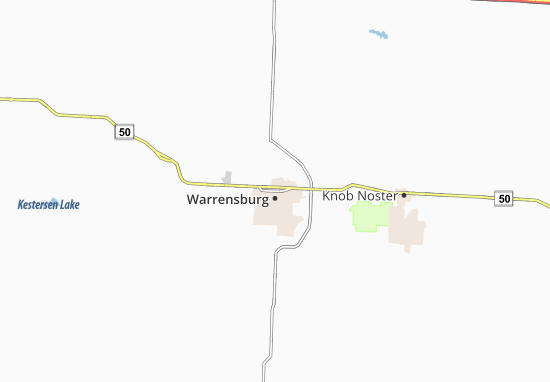 Kaart Plattegrond Warrensburg
