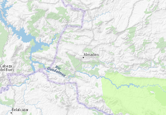 Mapa Almadén