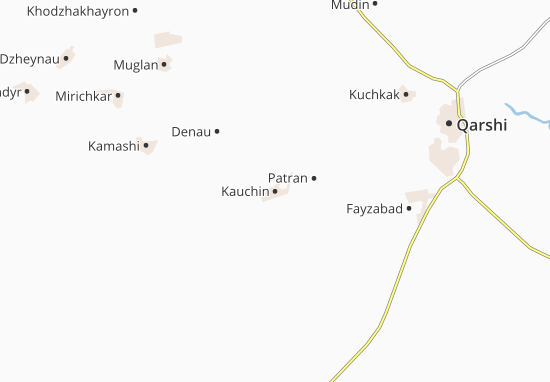 Mapa Kauchin