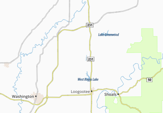 Raglesville Map
