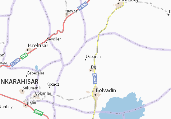 Karte Stadtplan Özburun