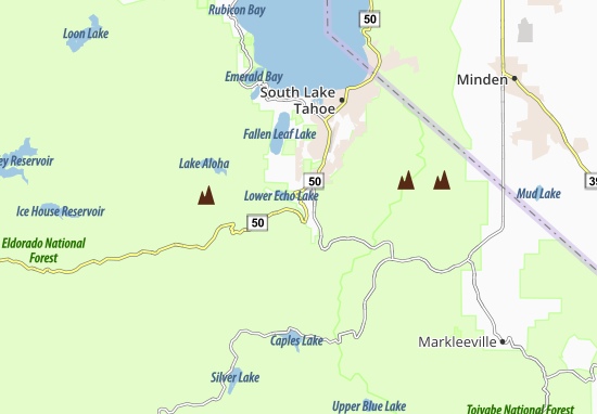 Mapa Echo Lake