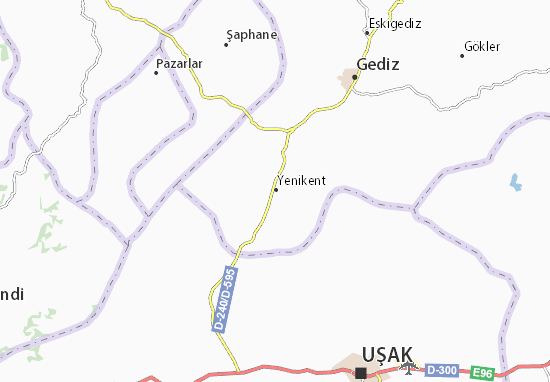 Mapa Yenikent