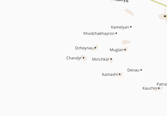 Karte Stadtplan Chandyr