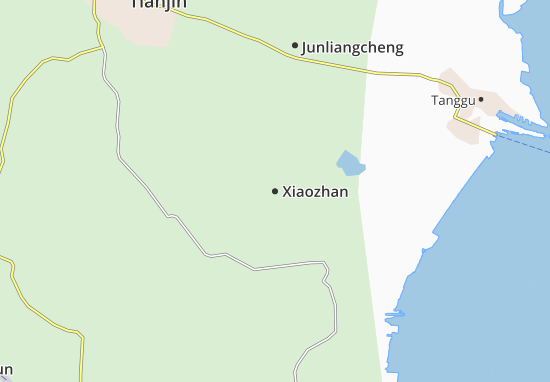 Kaart Plattegrond Xiaozhan