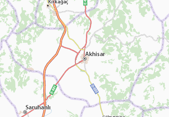 Akhisar Map