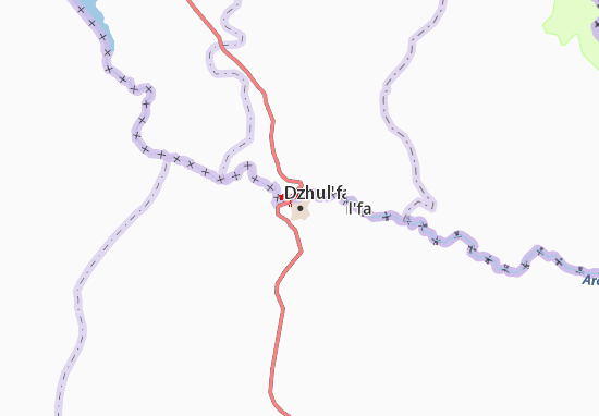 Kaart Plattegrond Dzhul&#x27;fa