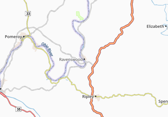 Mapa Ravenswood