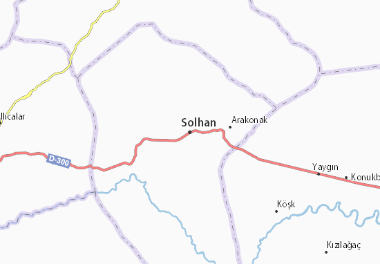 Karte Stadtplan Solhan