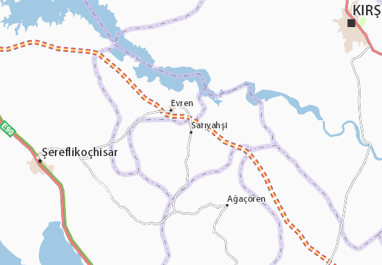 Sarıyahşi Map