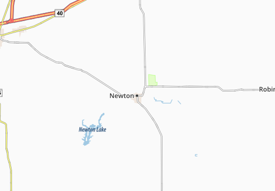 Kaart Plattegrond Newton