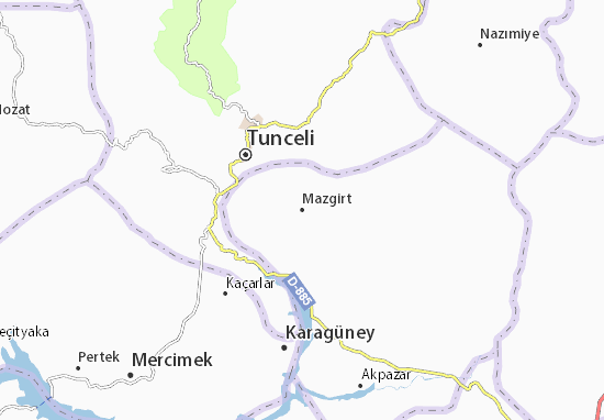 Mapa Mazgirt