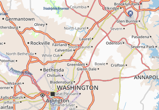Beltsville Map