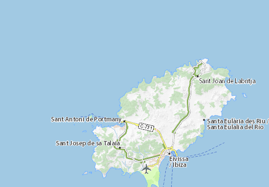 Santa Agnès Map