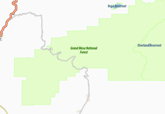 Grand Mesa Map