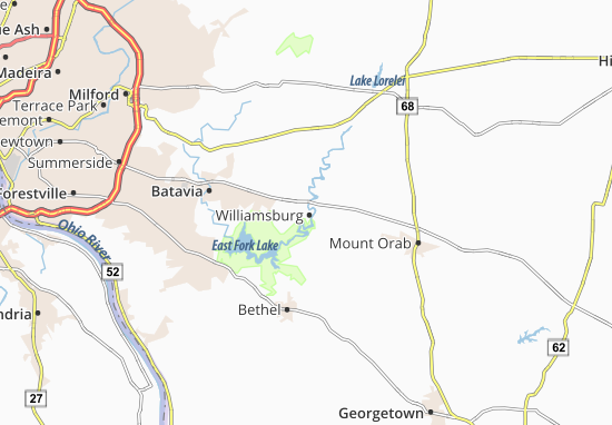 Kaart Plattegrond Williamsburg