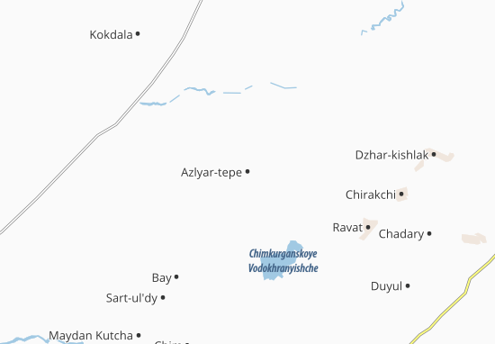 Kaart Plattegrond Azlyar-tepe