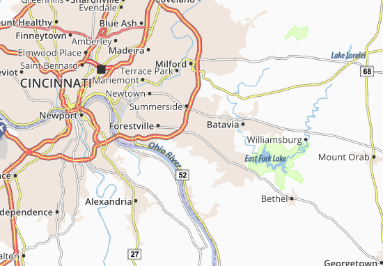 Mapa Withamsville