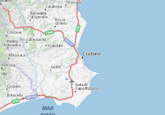 Mapa Crotone