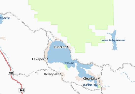 Mapa Lucerne