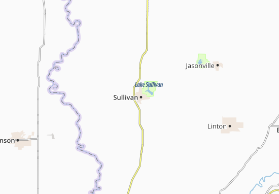Kaart Plattegrond Sullivan