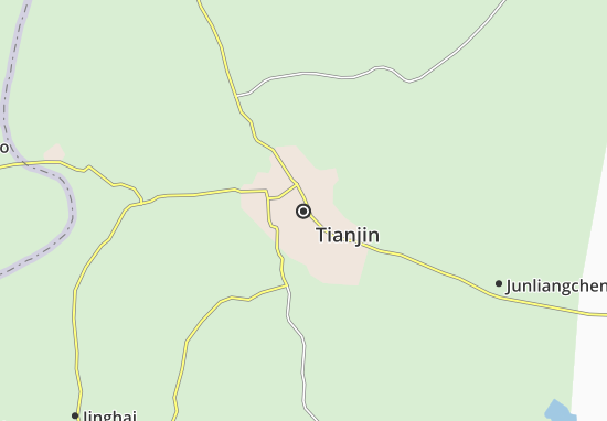 Kaart Plattegrond Tianjin