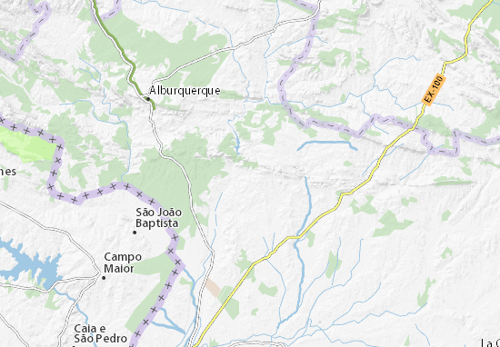 Kaart Plattegrond Villar del Rey