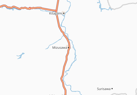 Mapa Mizusawa