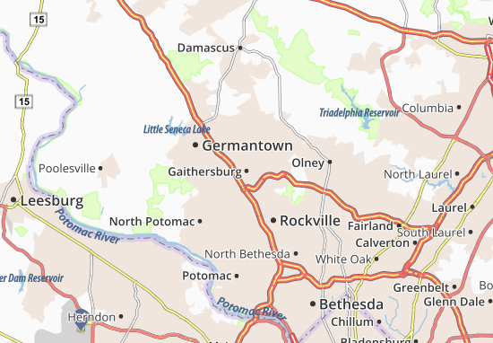 Mapas-Planos Gaithersburg