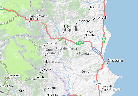 Santa Severina Map