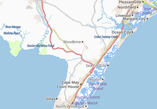 Mapa Dennisville