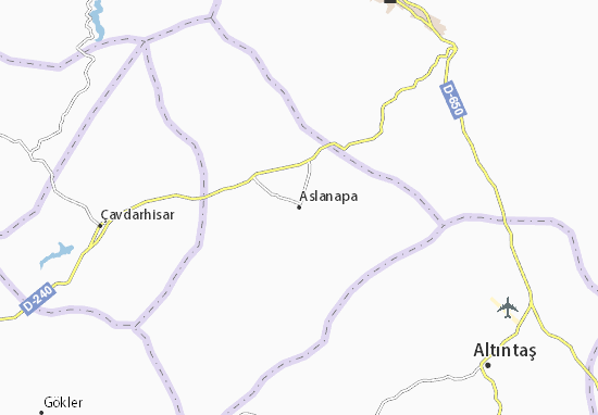 Aslanapa Map