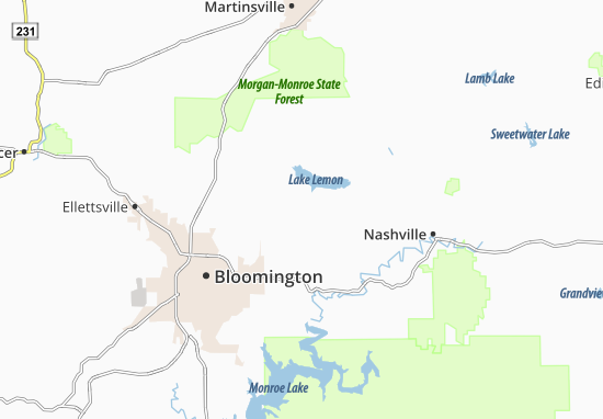 Kaart Plattegrond Unionville