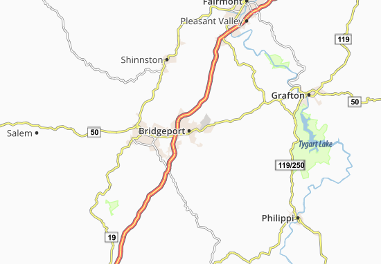 Bridgeport Map