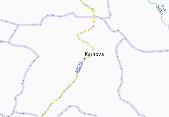 Mapa Karlıova