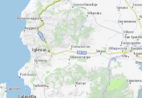 Domusnovas Map