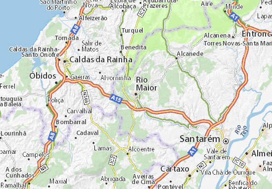 Carte-Plan Rio Maior