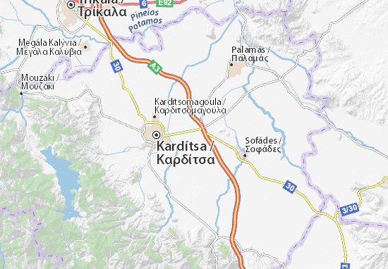 Karte Stadtplan Kabos