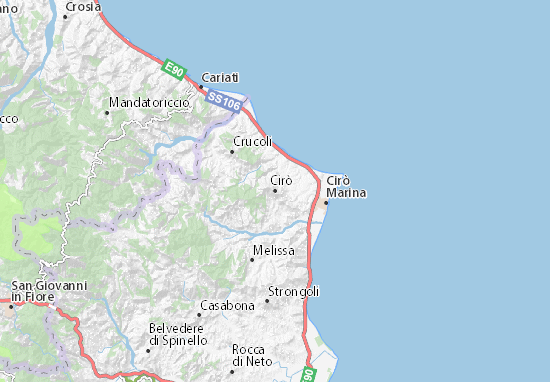 Cirò Map