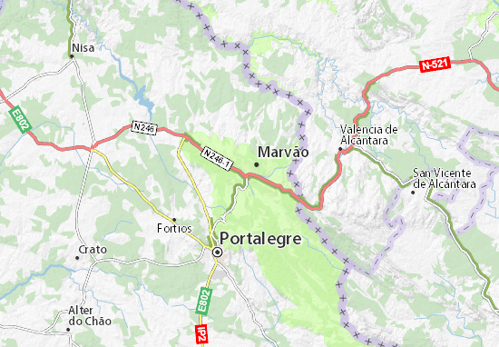 Portagem Map