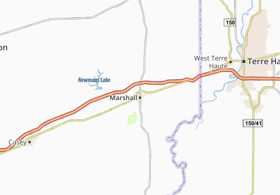 Kaart Plattegrond Marshall