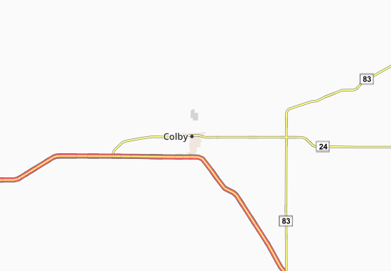 Karte Stadtplan Colby