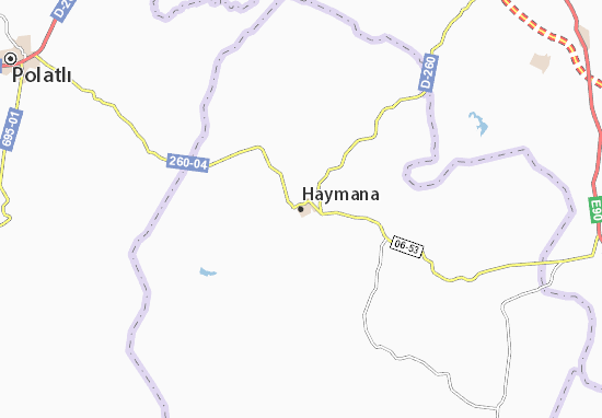 Kaart Plattegrond Haymana
