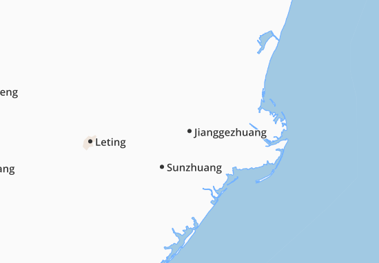 Kaart Plattegrond Jianggezhuang