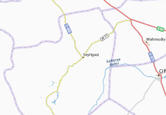 Karte Stadtplan Seyitgazi