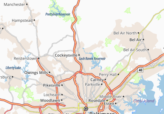 Cockeysville Map